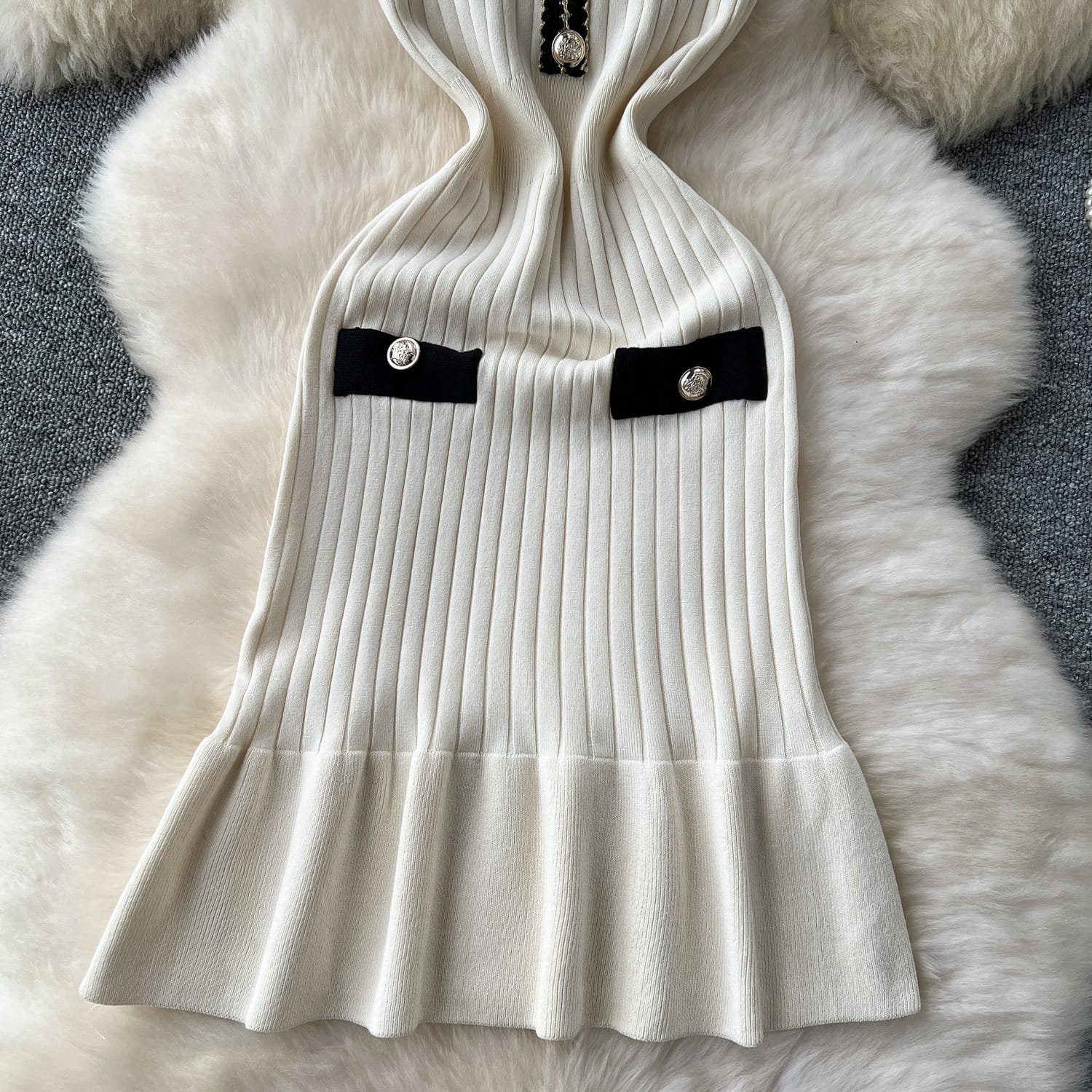 Ladies Knit Dress - Image 3